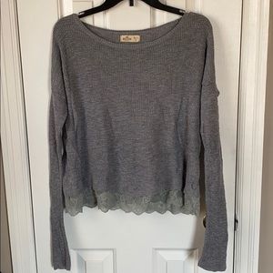 Gray Hollister Sweater